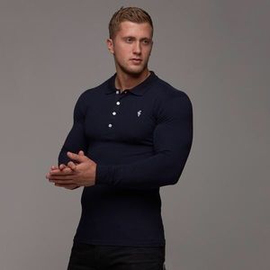 Long sleeve polo